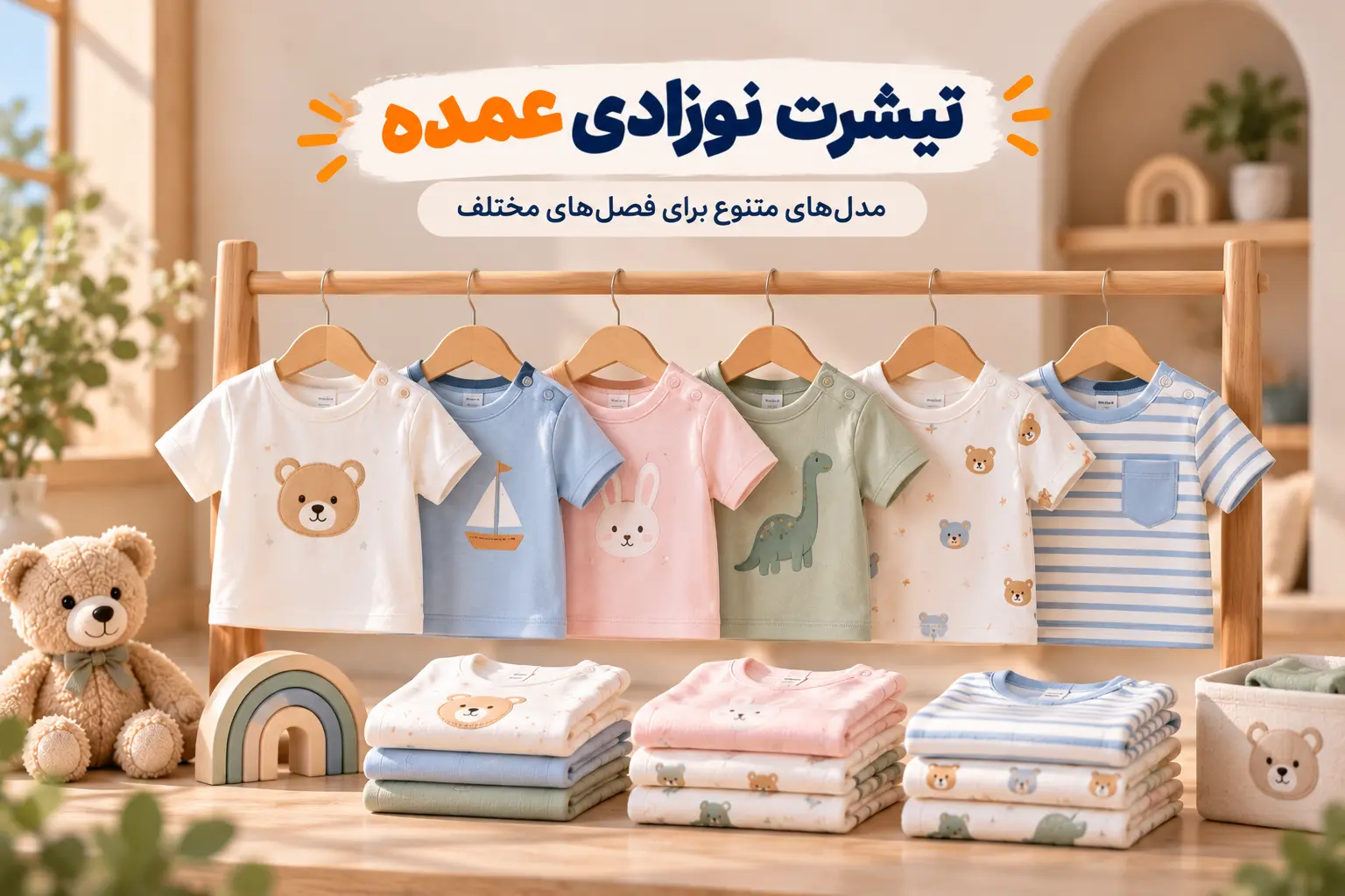 تیشرت نوزادی عمده - لینک ویترین